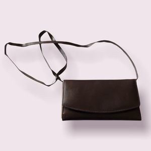 NWT Genuine Leather Crossbody Satchel Bag